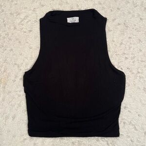 Cropped sleeveless top